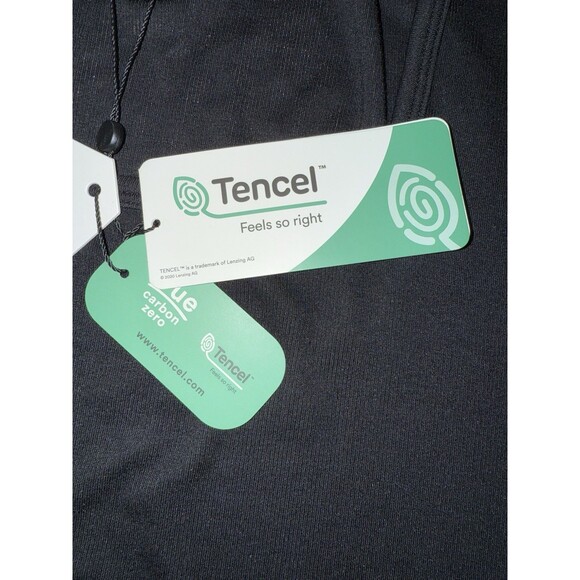 Universal Standard Black Modal Long Sleeve Square Neck Stretch Dress XS NWT Eco - Picture 9 of 9